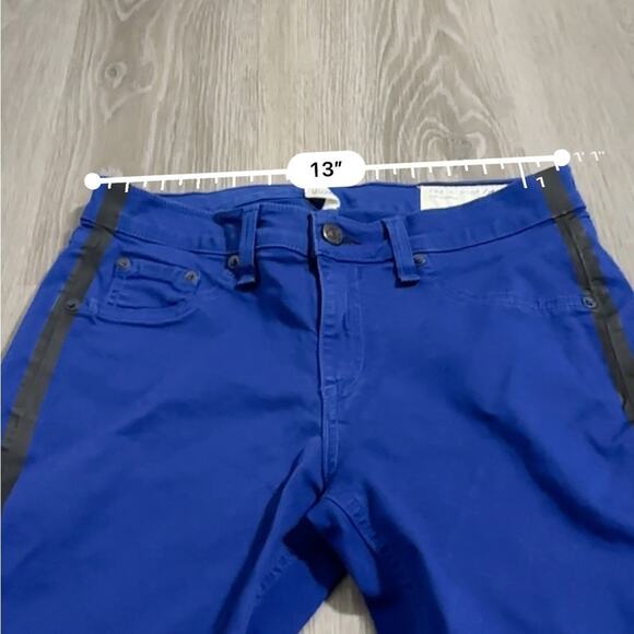 Rag & Bone for Intermix Limited Edition Lapis Tuxedo Royal Blue Legging Jeans 28 - Picture 10 of 12